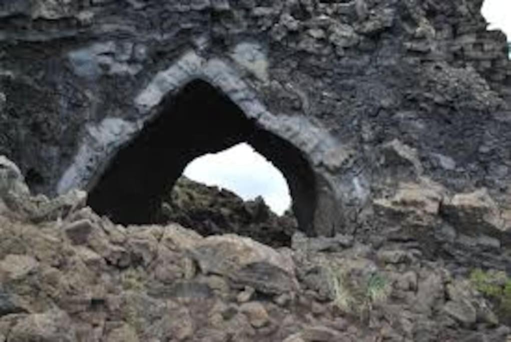 Cabin In The Lava. Near Husavik Skogar  Exteriér fotografie
